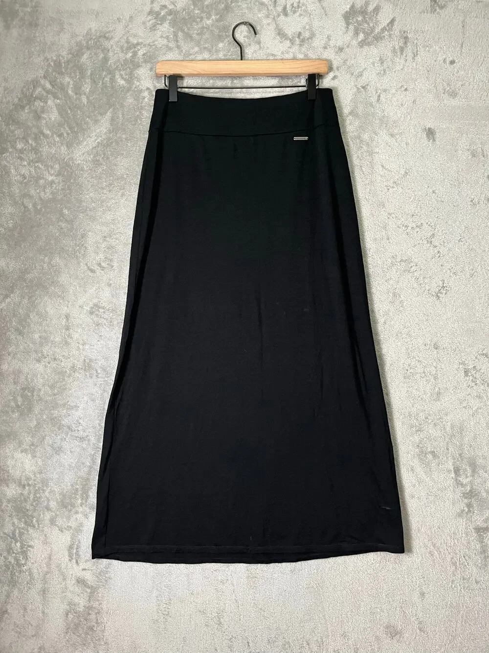 Smartwool Merino Wool Knit Pull On Elastic Waist A-Line Travel Maxi Skirt Small